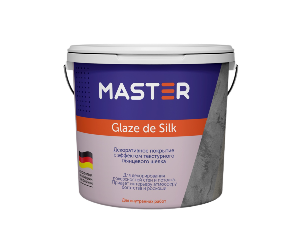 Glaze de Silk — декоративная краска с эффектом текстурного глянцевого шёлка